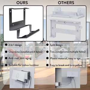 2 in 1 Starlink Gen 3 Wand montages atz Starlink V3 Mesh Router und Netzteil Ethernet Adapter für elektrische RV-Systeme - Product Image 5