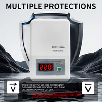 Régulateur de tension automatique monophasé SVC mural 5 kVA 10 kVA 15 kVA pour usage domestique, sortie CA 220 V, stabilisateurs SDW-1000VA
