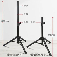 Support de haut-parleur trépied robuste ENB 1,8 m tout en fer réglable pour sonorisation DJ et éclairage de scène avec support de rack – Garantie 3 mois