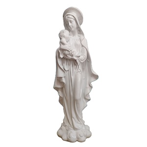 2025 Harz religiöse katholische Jungfrau Maria mit Jesuskind Statue für Haupt dekorationen - Product Image 1