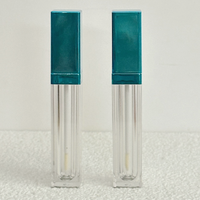 Emballages cosmétiques, tubes à gloss à lèvres carrés DIY, tubes à gloss à lèvres transparents, tubes à gloss à lèvres vides