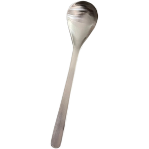 SFB109 Cuillère à café miniature en acier inoxydable durable pour enfants, cuillère ergonomique à long manche, petite cuillère pour la cuisine, le bar, le café, la vaisselle de table - Product Image 1