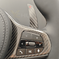 Volant en cuir avec palettes de changement de vitesse en fibre de carbone pour BMW Série G G20 G21 G22 G23 G26 G27 G30 G42 M3 G80 M4 G82 G01 F97