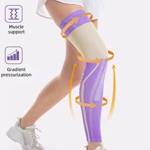 Genouillère de sport étendue, antidérapante, respirante, pour la course et le cyclisme, soulageant la pression, équipement de protection - Product Image 5
