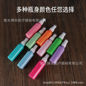 Flacon pulvérisateur coloré 60 ml en plastique PET, anti-lumière, brume fine, type pression, format voyage cosmétique - Product Image 2