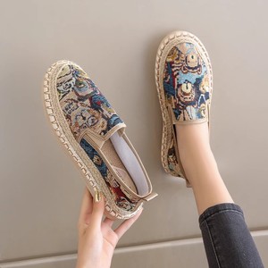 Boho Style Handmade Espadrilles <strong>Shoes</strong> Women Floral Embroidery Soft Insole Espadrilles Slip on Women <strong>Shoes</strong> - Product Image 3