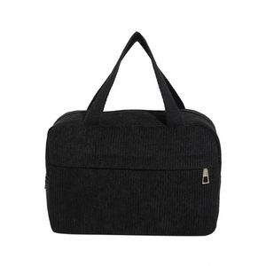BSCI Factory Girls <b>Cute</b> Corduroy Travel Cosmetic Tote Large Make Up Organizer Toiletry Bags Zipper Pouch <b>Purse</b> - Product Image 5