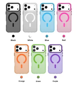 Nuova custodia per telefono magnetica traslucida opaca in TPU per <span class=keywords><strong>iPhone</strong></span> 17 17 Pro 17 Pro Max 17 Air 16 15 14 13 12 <span class=keywords><strong>11</strong></span> <span class=keywords><strong>Cover</strong></span> per cellulare - Product Image 6