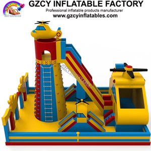 Jeu gonflable sur le thème des avions / Équipement gonflable pour enfants à vendre - Product Image 5