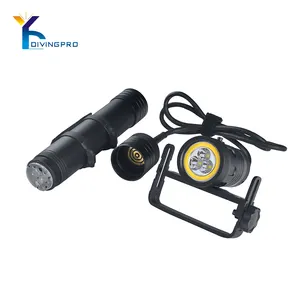 LED dive canister light powerful professional waterproof rechargeable led lighting