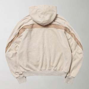 Sweat à capuche zippé surdimensionné personnalisé sweats à capuche vierges 350 g/m² 450 g/m² sweat à capuche 100% coton éponge française - Product Image 5