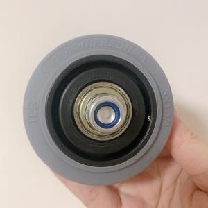 Graue Farbe TPR Maschinen reparatur werkstätten Nachlauf ESD TPR Schwenk rad rolle für Wagen und Wagen - Product Image 5