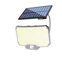 Lampe murale LED solaire CXS, étanche, à détection de mouvement, avec télécommande, pour rue/cour/garage, éclairage extérieur