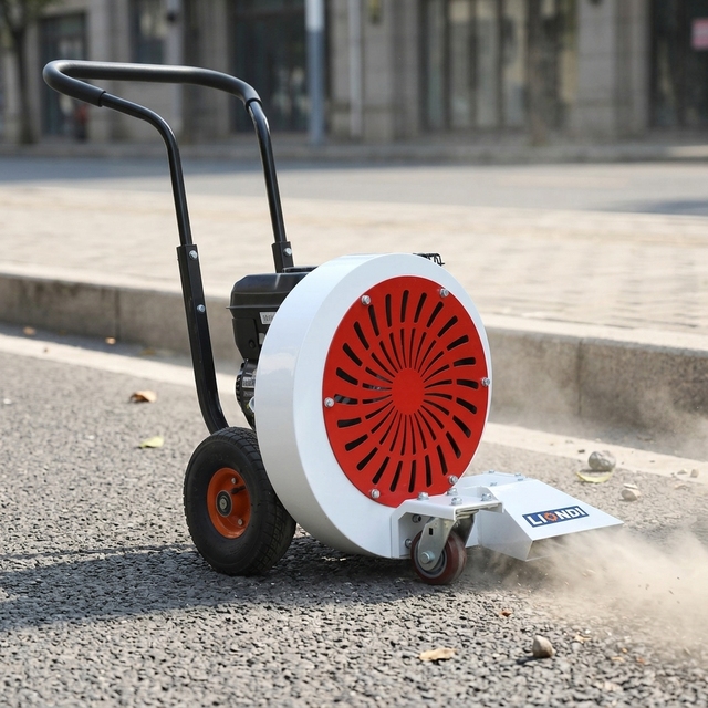 Factory Direct Sales Strong Power Walk Behind Blower Petrol Engine Gasoline Walk Behind Road Blower Good Price