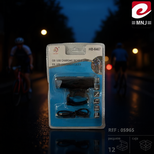 USB Charging Bicycle Lamp HB 6467 Front And Rear Light With Cable For Cycling - Product Image 3