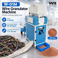 Série de machines à broyer le cuivre, équipement de recyclage des fils, granulateur de cuivre de type sec