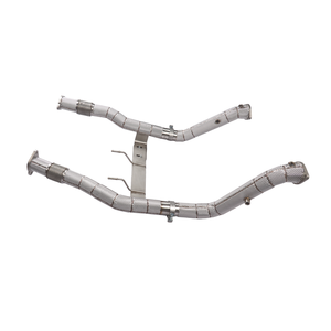 Tuberías de Escape Downpipe Personalizadas para <span class=keywords><strong>Ford</strong></span> <span class=keywords><strong>Bronco</strong></span> F-150 Raptor 3.0T, Colector de Escape de Acero Inoxidable, Tubo de Descarga, Mejora de Potencia - Product Image 1