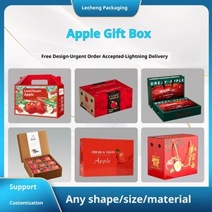Luxury Apple <b>Gift</b> <b>Box</b> <b>for</b> Hongfu Red Fuji Apples - Premium <b>Empty</b> Packaging <b>for</b> Ice Heart Fruit - Product Image 3