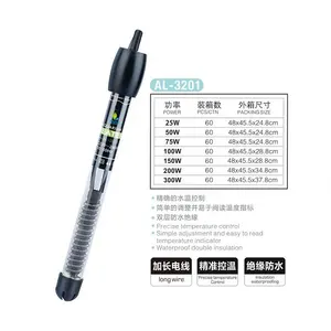 25w_50w_100w_200w_300w Aquarium Submersible Fish Tank Automatic Water Heater Constant Temperature Heating Rod