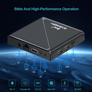 Dispositivo de Streaming IPTV STB 8K 2026, Reproductor Multimedia Inteligente con Internet Ott, WiFi 5G Potente, Android 14 Pro Premium, Decodificador de TV - Product Image 5