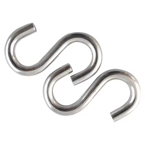Crochets de suspension en acier inoxydable poli en forme de S, forgés, pour cuisine et <span class=keywords><strong>atelier</strong></span> - Product Image 2