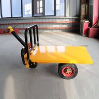 Chariots à main électriques à trois roues de haute qualité à vente directe d'usine, véhicules de transport à plat de cargaison