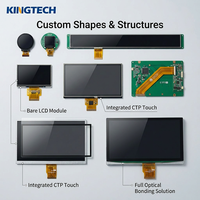 Écran tactile LCD industriel personnalisé Kingtech OEM HMI pour équipement de contrôle industriel, large plage de température, 0,96-28,5 pouces
