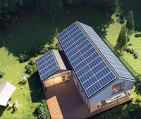 Système de montage solaire sur toit en tuiles personnalisé pour l'installation photovoltaïque résidentielle, structure modulaire en aluminium durable, anodisé, résistant au vent fort