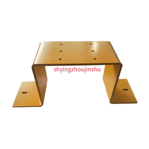 カスタム粉体塗装金属ブラケット板金レーザー切断曲げL字型ブラケット製造 - Product Image 4