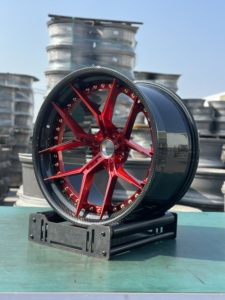 GVICHN Nouvelles jantes forgées haut de gamme de 20 à 22 pouces, design à cinq branches, fibre de carbone pour M3 M4 R8 S8 A8 pour Benz - Product Image 1