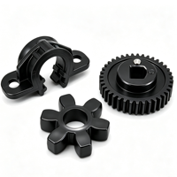 Komponen Cetakan Injeksi Plastik Kustom OEM, Gear POM Nylon, Insert Kopling Spider PU, Braket Penjepit ABS, Ketepatan 0.01~0.05mm