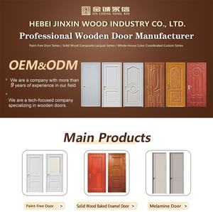 Porte en bois massif à bas <span class=keywords><strong>prix</strong></span>, matériaux modernes et écologiques, résistante à l'humidité, en mélamine - Product Image 4