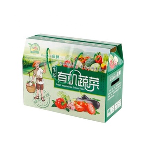 Thick and sturdy vegetable packaging boxes custom corrugated boxes vegetable shipping and delivery boxes