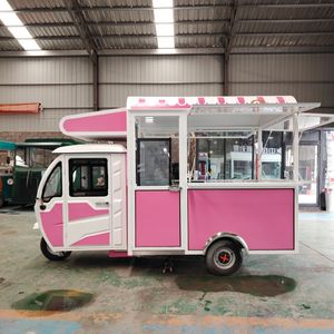 Dreirad Elektro fahrrad Dreirad mit gekühltem Mini-Kühlraum Gefrier schrank Kühlschrank Box Street Vending Mobile Food Cart - Product Image 1