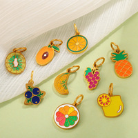 Collier et bracelet de style européen et américain 2026, motif tranche de citron avec effet goutte d'huile, accessoires de bijouterie, Air Frais