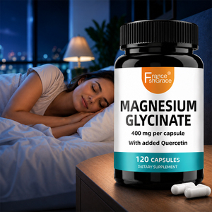 Fabricant de suppléments nutraceutiques de glycinate de magnésium, soutien vitaminique pour la qualité du sommeil des adultes, capsules de glycinate de magnésium - Product Image 1