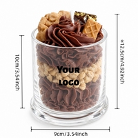 Bougie parfumée personnalisée avec logo, bougie artisanale de luxe, mignonne, en forme de macaron aux fraises, pour cadeau d'anniversaire