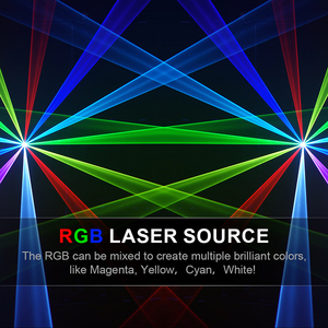 Lumière laser RGB Shehds 12W avec contrôle DMX512 pour événements, scène, mariage, boîte de nuit et spectacles de DJ, choix <span class=keywords><strong>des</strong></span> <span class=keywords><strong>artistes</strong></span> laser - Product Image 2