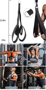 Cuerda de resistencia antideslizante para entrenamiento muscular, cuerda de triceps para dominadas y abdominales - Product Image 5