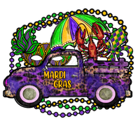 Vente en gros de haute qualité DTF Print Happy Mardi Gras Transfer Design
