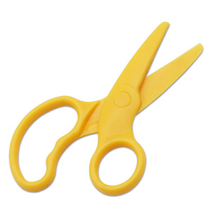 Đồ dùng học tập nhựa an toàn sinh viên kéo số lượng lớn cho các trường học 5 ''kéo cho trẻ em cùn tip đào tạo kéo cho mầm non - Product Image 5
