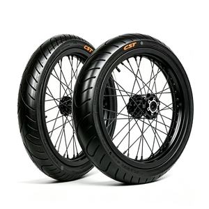 Nouveau stock US pour jeu de roues Supermoto LBX 17 pouces en aluminium CNC, pneus haute adhérence 70/90-17 90/80-17 avant/arrière pour vélo électrique 1 - Product Image 3