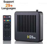 Manette de jeu G11 PRO 4K TV Connect 2.4G sans fil double, 64G/128G/256G, prise en charge de plusieurs langues, plus de 40000 jeux