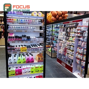 Comptoir de présentation moderne pour extensions capillaires, vitrine en verre avec tiroirs, étagère, unité de comptoir de présentation pour magasin de perruques - Product Image 1