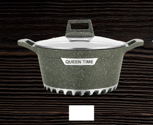 Magazzino di fabbrica uso domestico pentole-<span class=keywords><strong>Set</strong></span> di casseruole 10 pz pannelli di alluminio granito pentole <span class=keywords><strong>Set</strong></span> Mix colore - Product Image 5