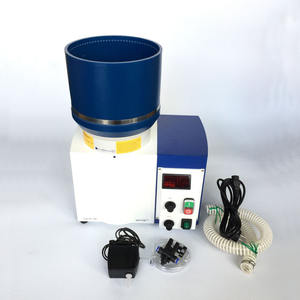 Máquina de herramientas de joyería de fábrica 2024, máquina de acabado Vibro de precisión, máquina de acabado de disco centrífugo con barriles secos y húmedos - Product Image 6