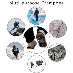 Tacos de Tracción Antideslizantes de Acero con 8 Púas para Zapatos de Seguridad, Mejora la Tracción y Estabilidad - Product Image 6