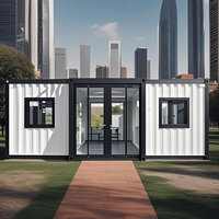 Maison préfabriquée de luxe extensible, conteneur pliable entièrement meublé, construction rapide, conception modulaire mobile, noyau EPS, garantie 5 ans