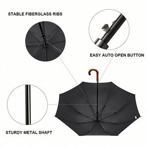 Design Wholesale Automatic Promotion Extra Large Factory Large Straight Umbrella Straight Umbrella With Your Logo - Product Image 3