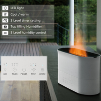 Diffuseur électrique 2 en 1 à brume fraîche, humidificateur d'air portatif pour la maison et la chambre à coucher